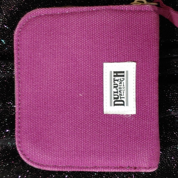 Duluth Trading Co Purple Small Wallet - Picture 2 of 16